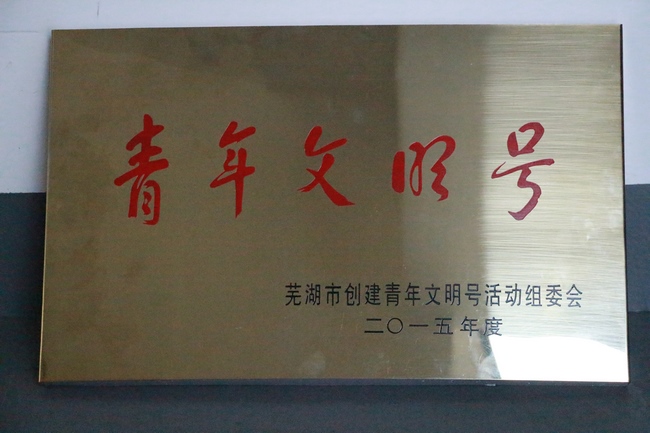 我院新院區腫瘤科、ICU被(bèi)新授予市級“青年文明号”(圖1)